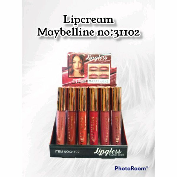 ( PER BOX ) LIPGLOSS  Maybelline matte h/s 1024 / KISSBEAUTY / PER 24 PCS