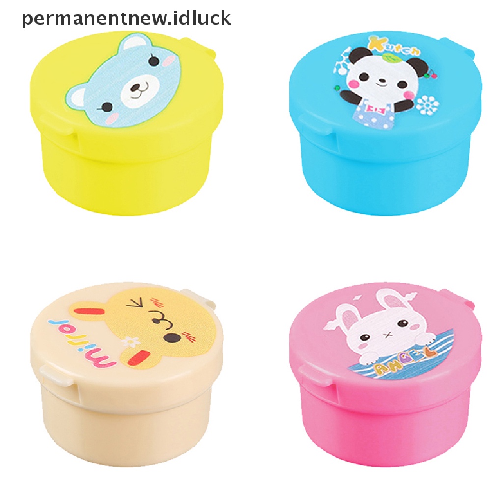 [luckypermanentnew] Botol Saus Bumbu Mini Lucu Portable Kecap Salad Dressing Container Bento [ID]