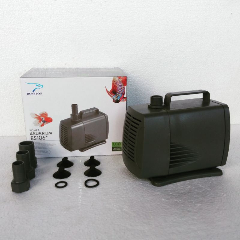 mesin pompa filter celup aquarium. ROSSTON  RS 106  waterpump akuarium water pump ph kolam hidroponik submersible