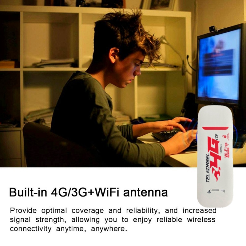 [Ready Stock] Modem WIFI USB 4g All Operator LTE Modem USB 500Mbps Modem Mifi COD Support 10 Devices