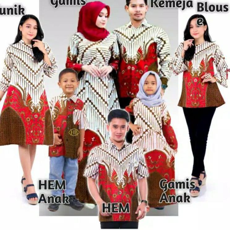 ✨11.11✨ Baju Batik terlengkap Couple Keluarga Gamis Batik, Kemeja Batik, Hem Batik, Baju anak Garuda