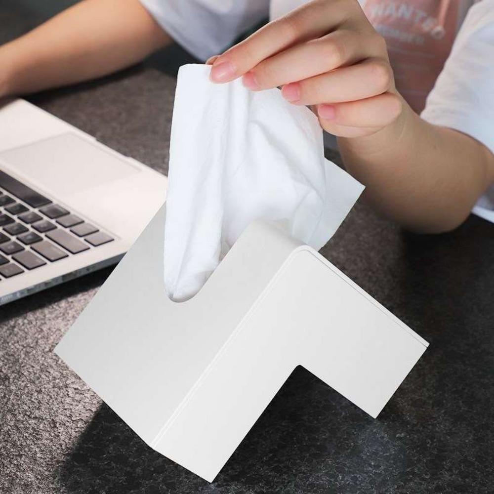 R-FLOWER Kotak Tisu Kamar Tidur Sudut Kanan Ruang Tamu Paper Tray