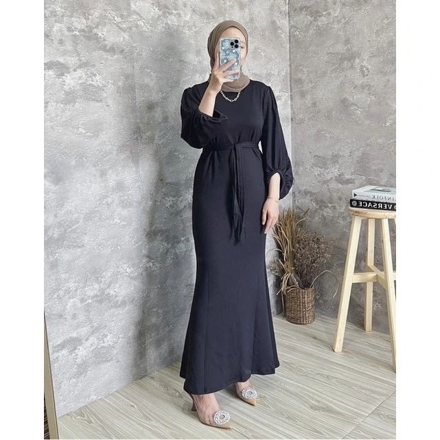 Nadine mermaid dress | gamis wanita | dress hits wanita