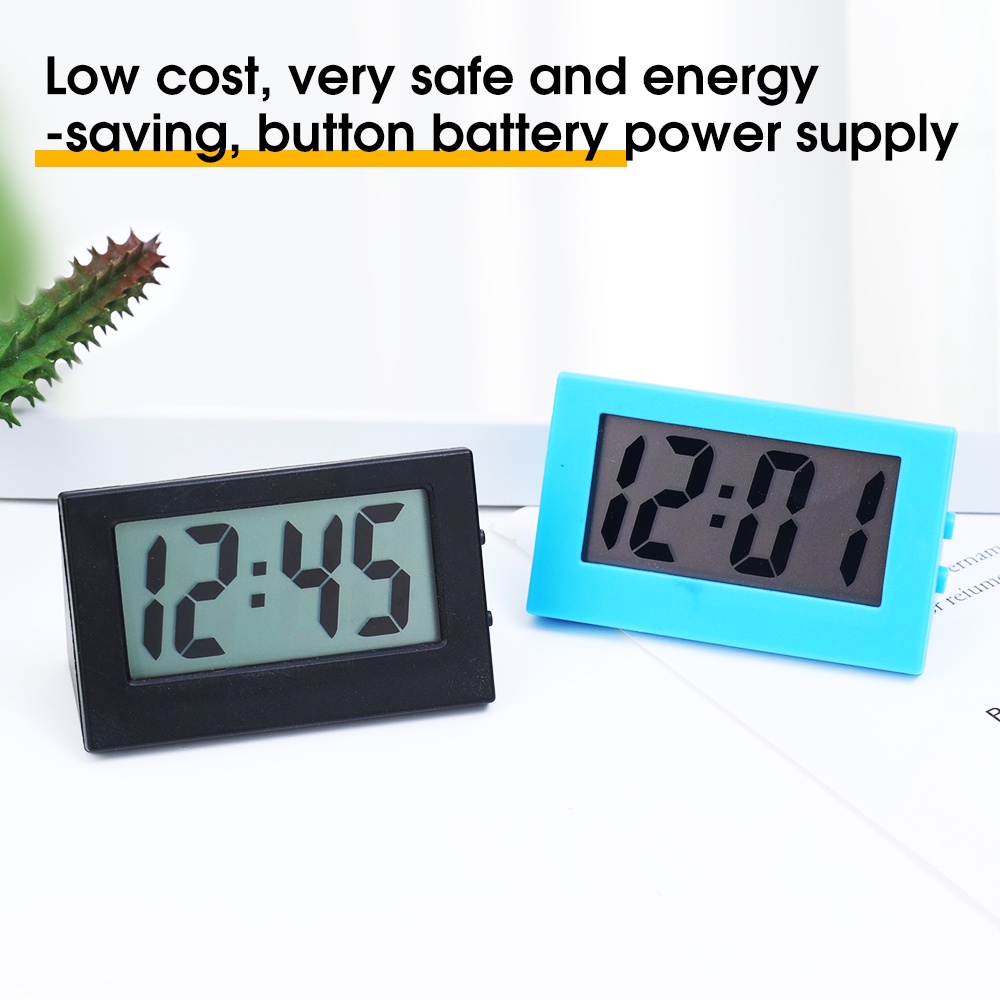 Nordic Table Watch Jam Meja LCD Electronic Clock/Siswa Font Besar Mute Desktop Clock Desk Watch Jam Dinding