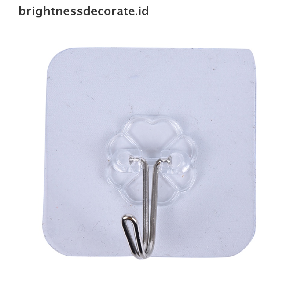 [Birth] 1x Gantungan Hook Dinding Suction Cup Sucker Kuat Bening Berguna Untuk Kamar Mandi Dapur [ID]