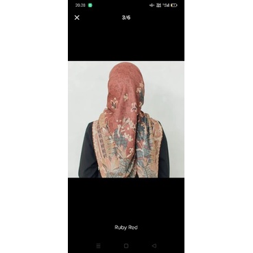 new magnolia scarf wearing klamby