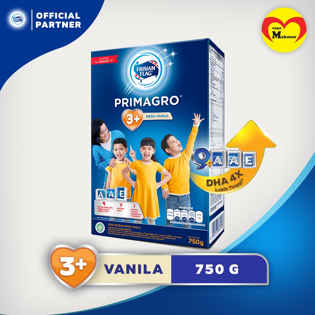 Frisian Flag Primagro 3+ Vanila 750g