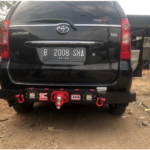 Towing Bumper Pengaman Belakang Model OFFROAD+Lampu LED AVANZA / XENIA