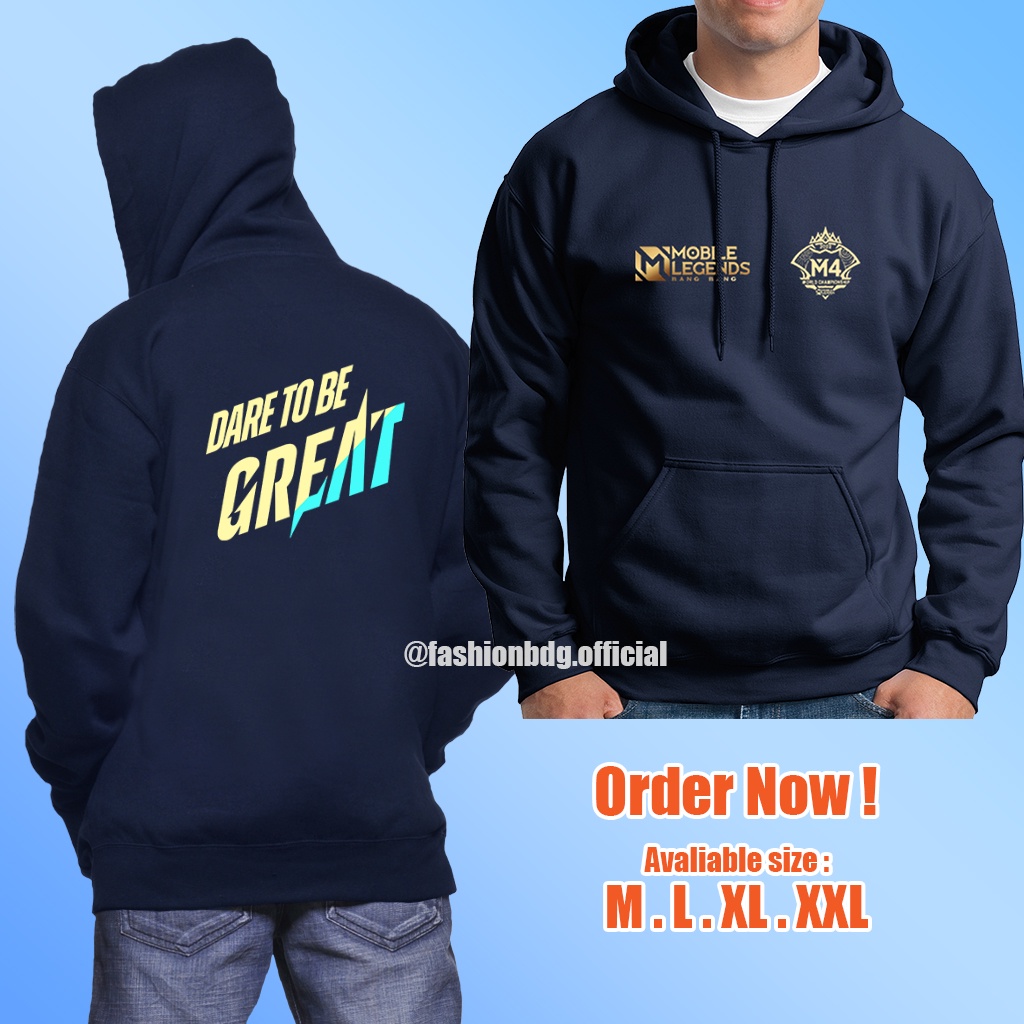 Sweater Hoodie M4 World Champions Mobile Legend Bang Jaket Pria MLBB