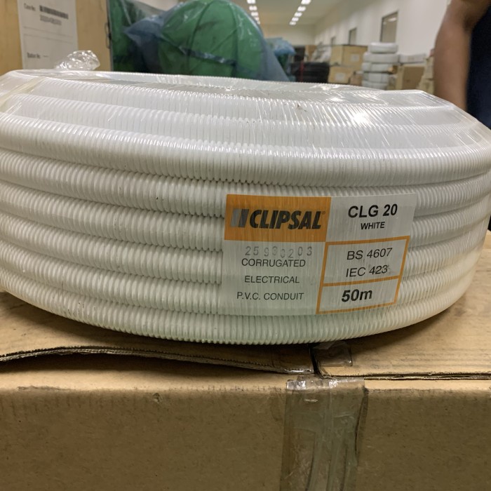 Flexible Conduit 20Mm Clipsal 50 Meter