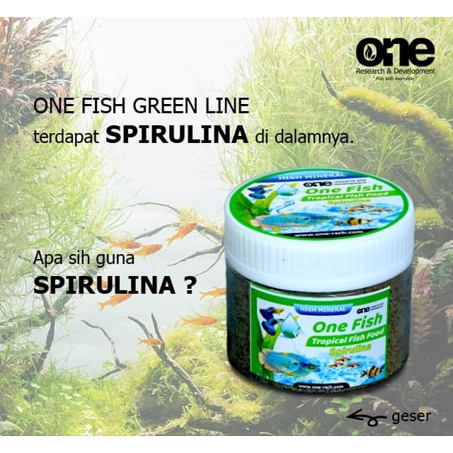 One Fish Tropical Makanan Ikan Hias Kecil Discus Guppy Cupang Manfish