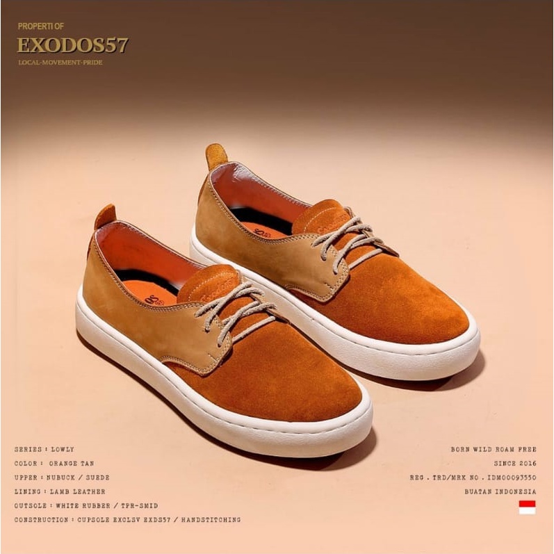 Exodos57 - Lowly - Sepatu Kulit Lokal