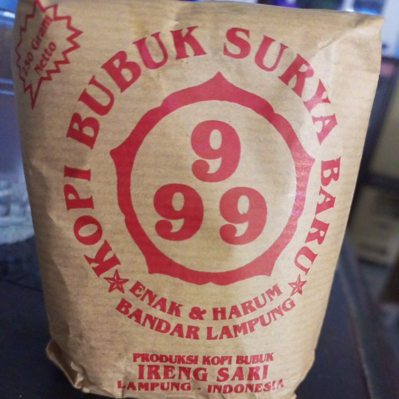 

KOPI BUBUK SURYA BARU ASLI LAMPUNG 999