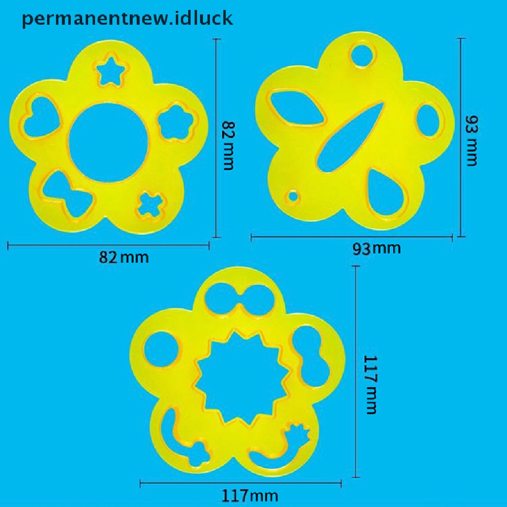 [luckypermanentnew] 2permanentnew] Cetakan Ekspresi Wajah Kartun Cetakan Bola Nasi DIY Alat Embos [ID]