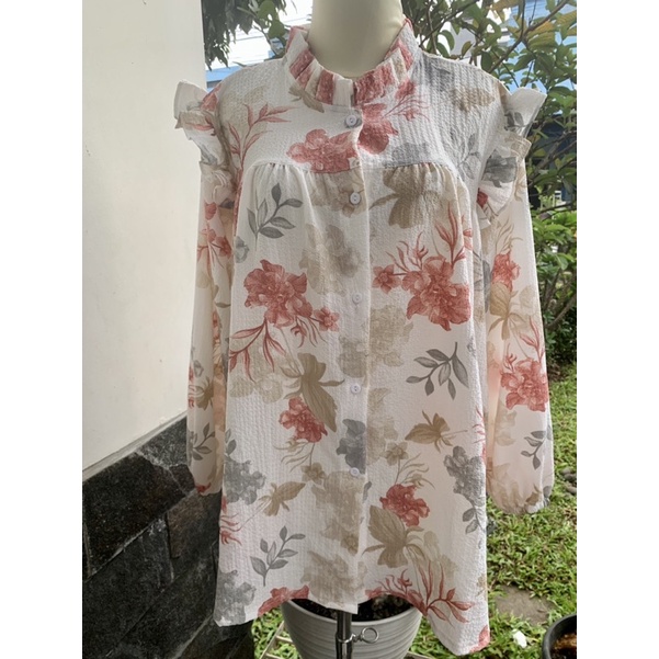 kemeja wanita, kemeja crinkle, kemeja crinkle terbaru, atasan wanita, atasan wanita crinkle, atasan 