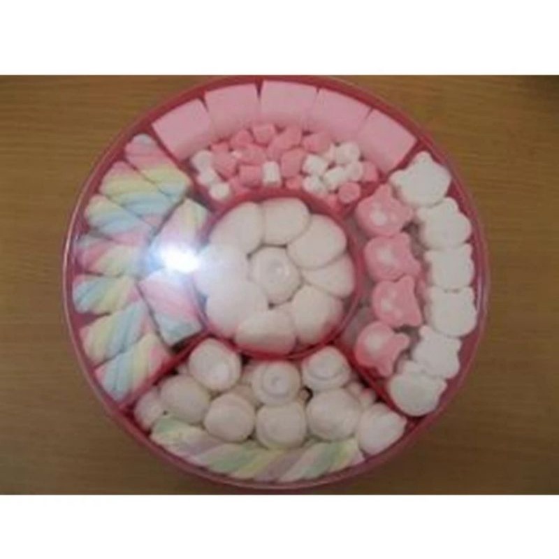 

marsmallow toples tray 5/ isi berbagai macam bentuk