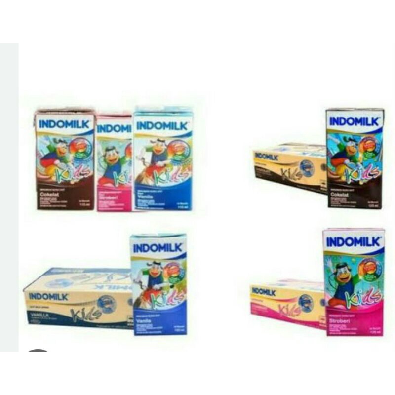 

Indomilk Susu Cair UHT Kids 115ml/1kartun(40pcs)