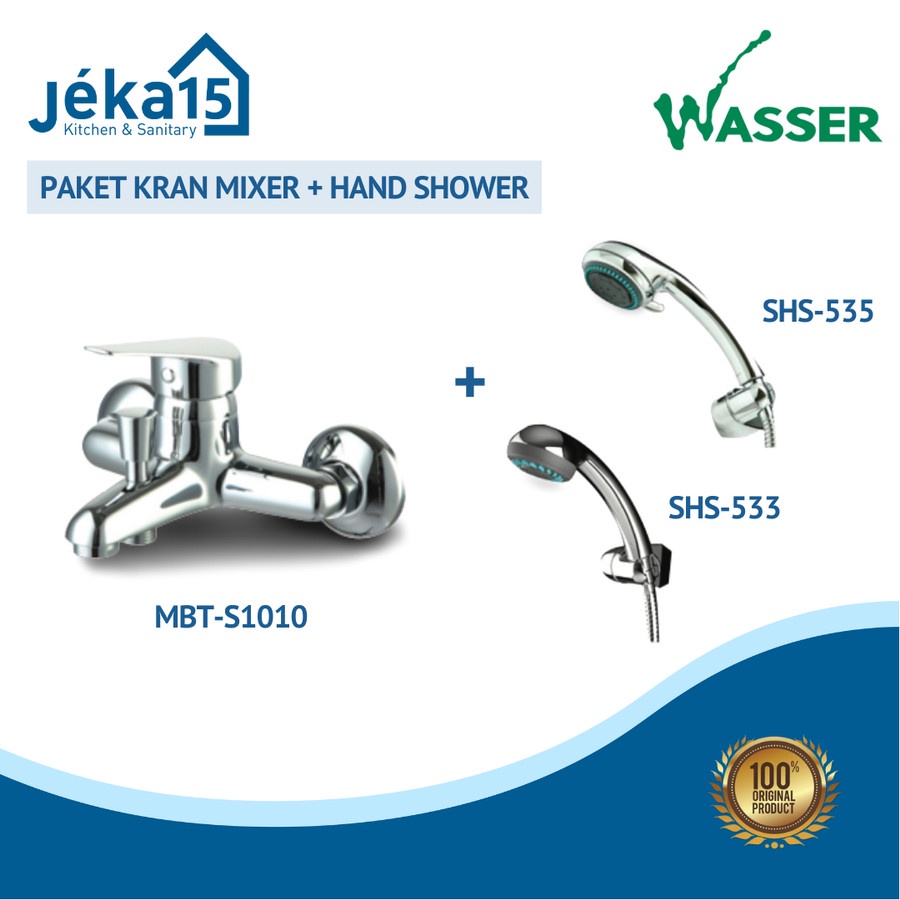 PAKET MURAH KRAN MIXER PANAS DINGIN + HAND SHOWER + SELANG WASSER