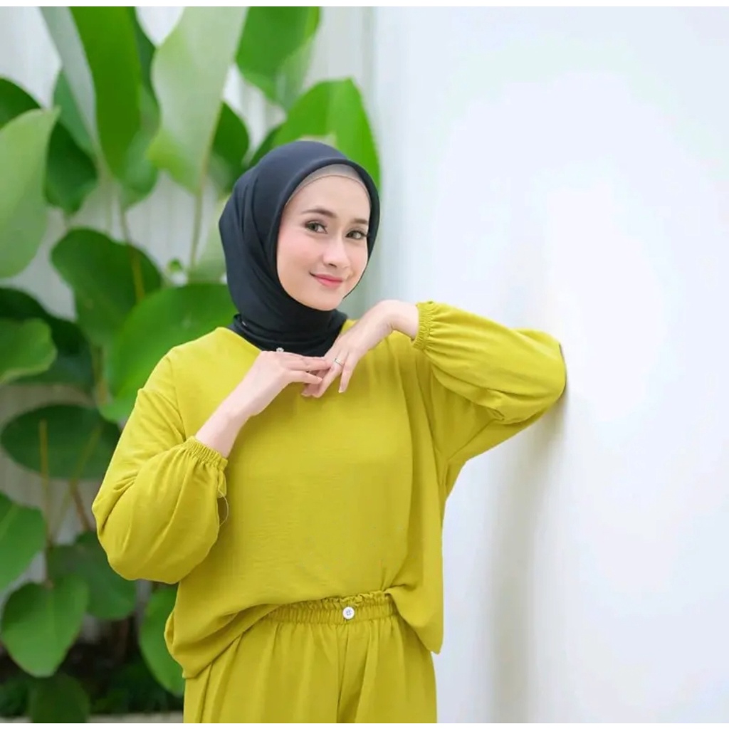 [COD] Shazfa.apparel - Setelan Muslim Wanita Deasy Set