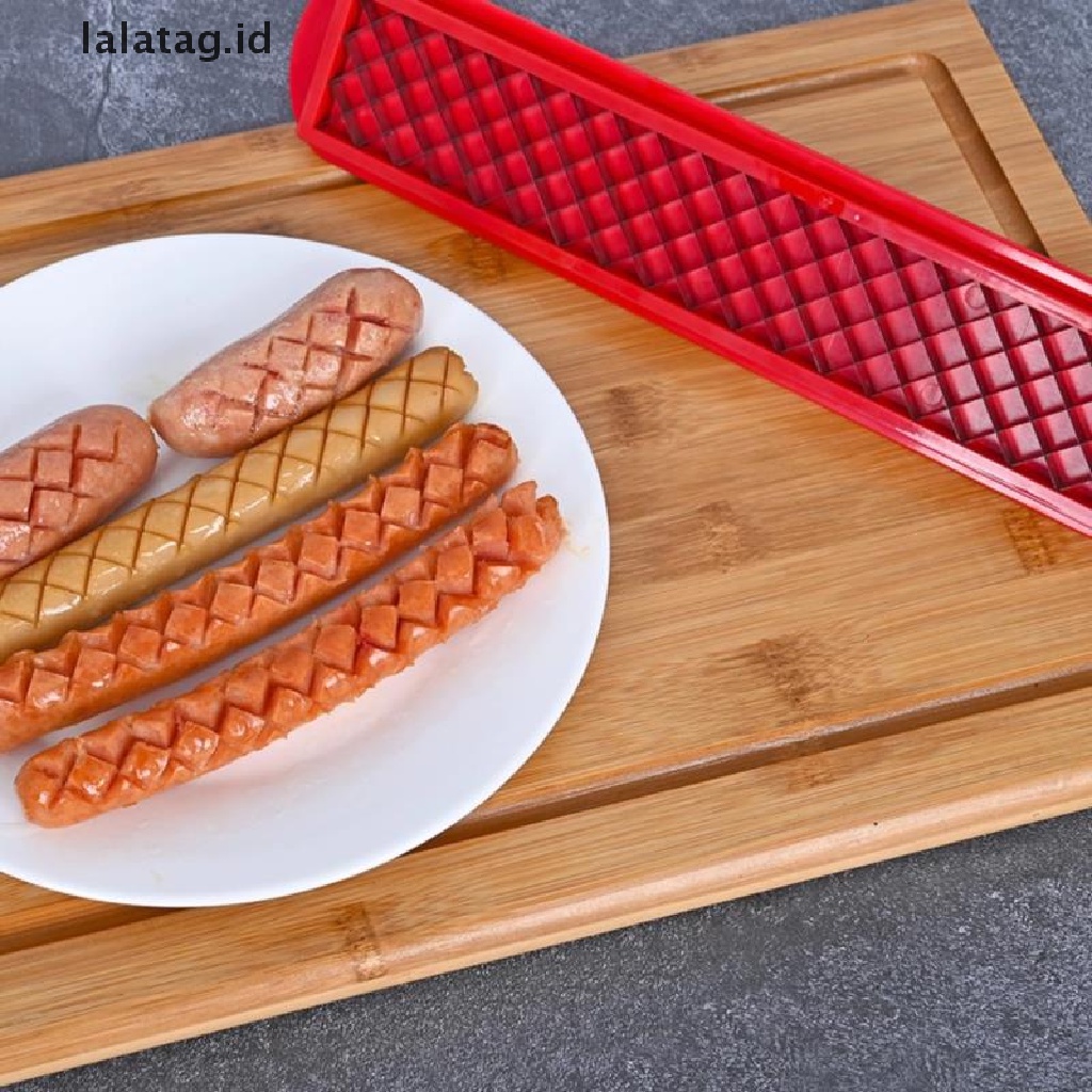 [lalatag] Hotdog Slicer Hot Dogs Cutter Alat Pengiris Sosis BBQ Portable Slot Dog Cutter [ID]