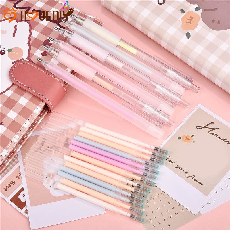 Warna Acak DIY Scrapbooking Handmade Lem Stik Sekolah Kantor Supply Perekat Lem Warna Permen Cepat Kering Glue Pen Dispensing Pen Alat Tulis Siswa Perlengkapan Sekolah