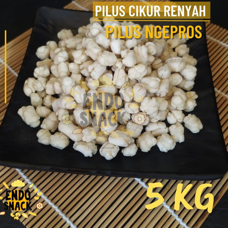 

8.8 5 KG Pilus CIkur Renyah tidak Keras, Empuk, Ngepros Rasa CIkur Topping Baso Aci, Cuanki