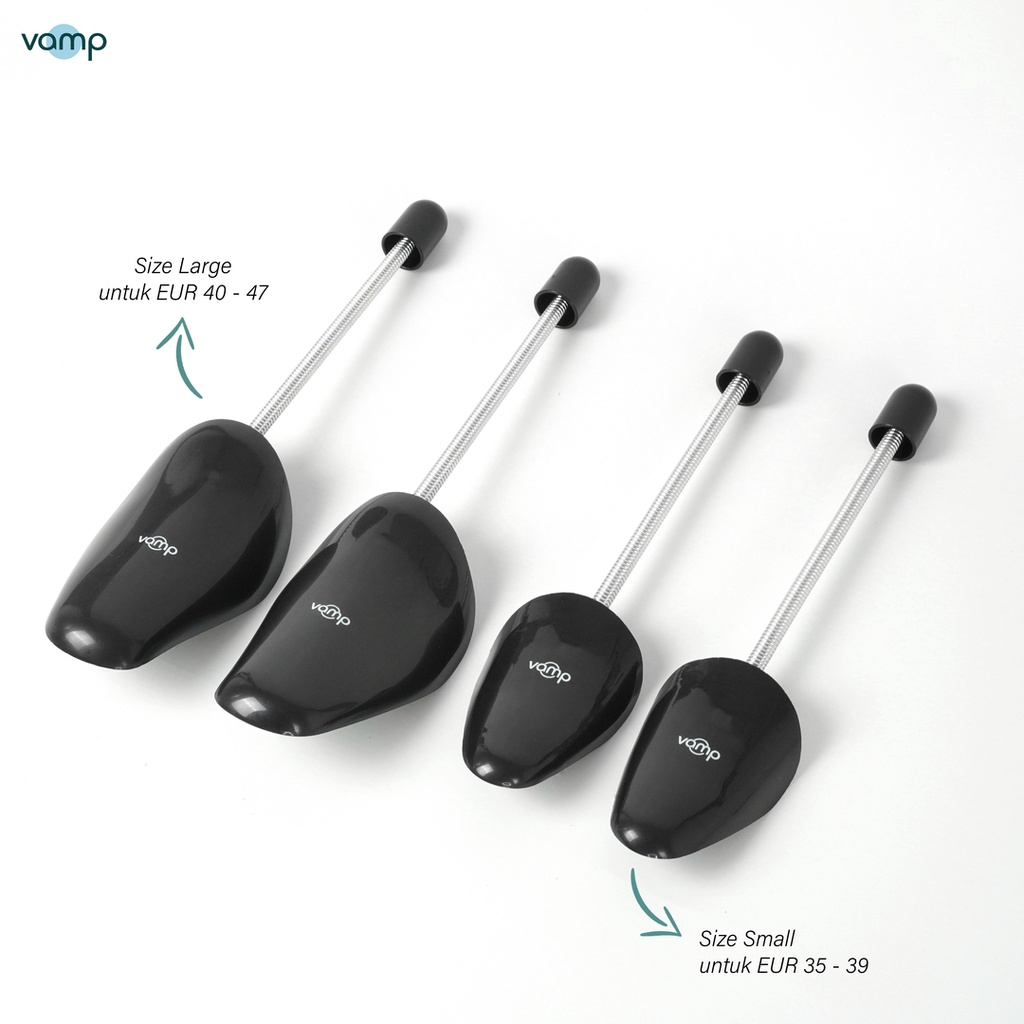 Shoe Tree by Vamp | Shoes Saddle / Shapper / Catokan Sepatu / Penyangga Sepatu / Ganjal Sepatu / Easy Cleen