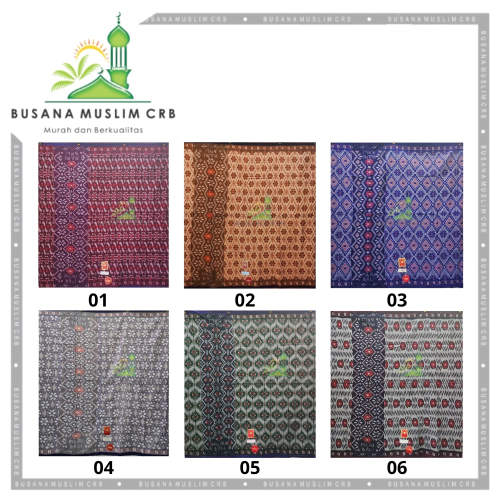 Sarung Goyor PULAU BALI | Sarung Tenun Original | Sarung Tenun Tidak Luntur