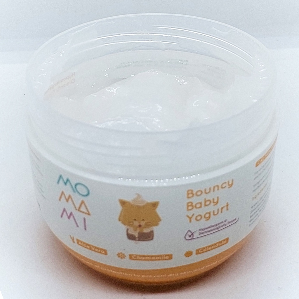 Momami Bouncy Baby Yogurt Lotion Anak Bayi Pelembab Kulit Bahan Alami
