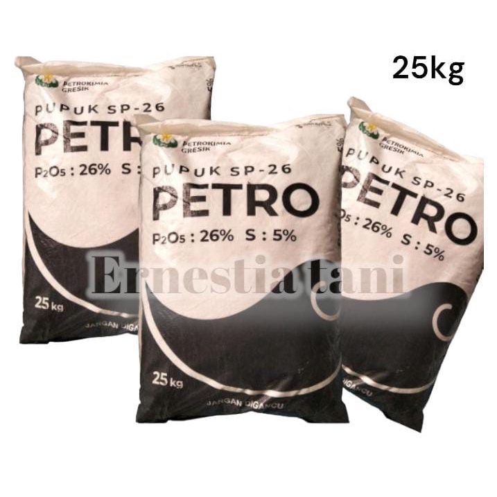 Pupuk SP 26 PETRO 25kg kandungan P2O5 26% S 5%
