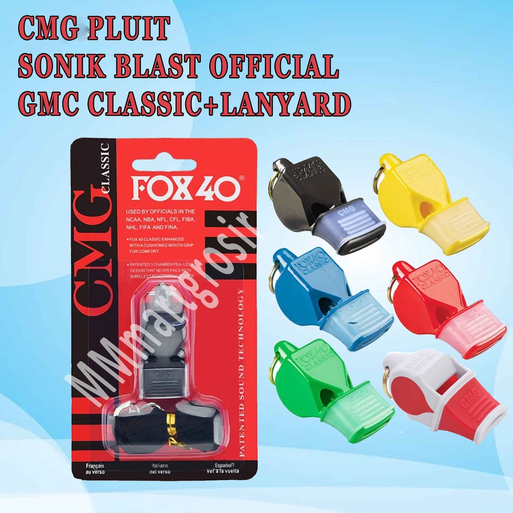 CMG FOX 40 / Pluit / Sonik Blast &amp; Classic + Lanyard / Pluit Plastik