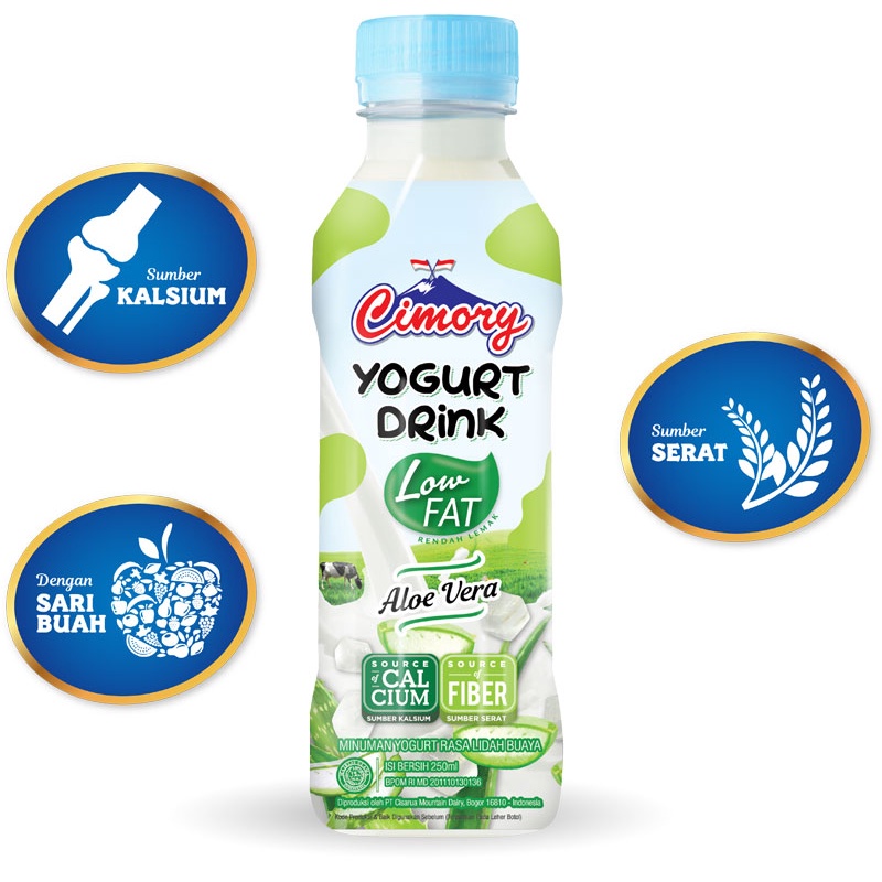 

Cimory Yogurt Drink (Low Fat Aloevera) 240ml