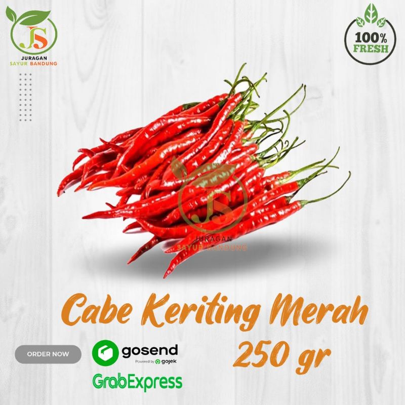 

Cabe Keriting Merah 250 gr