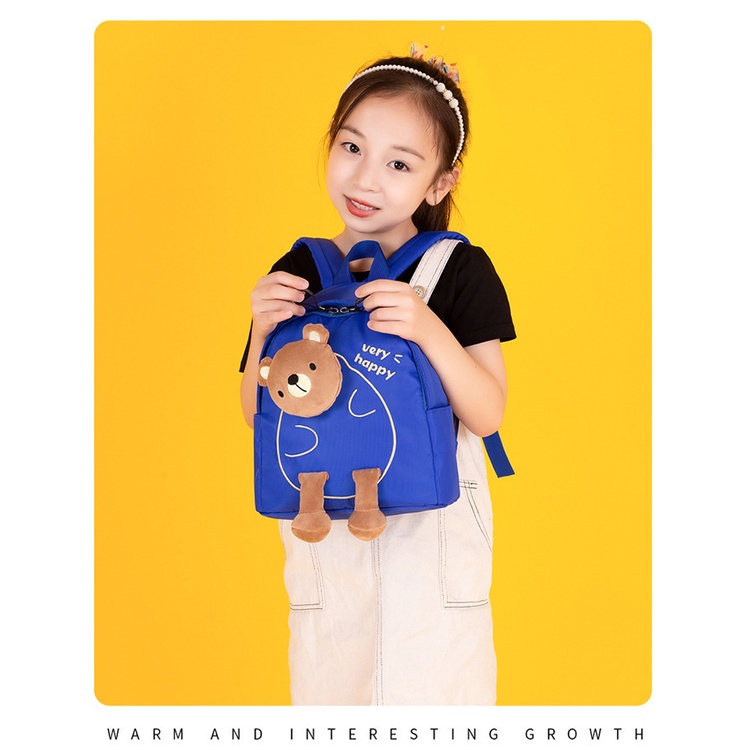 tas ransel anak boneka karakter beruang tas sekolah backpack anak boneka