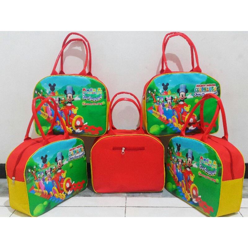 

Tas jinjing souvenir gambar printing castem/free desain sesuai permintaan/free nama satu satu tiap tas