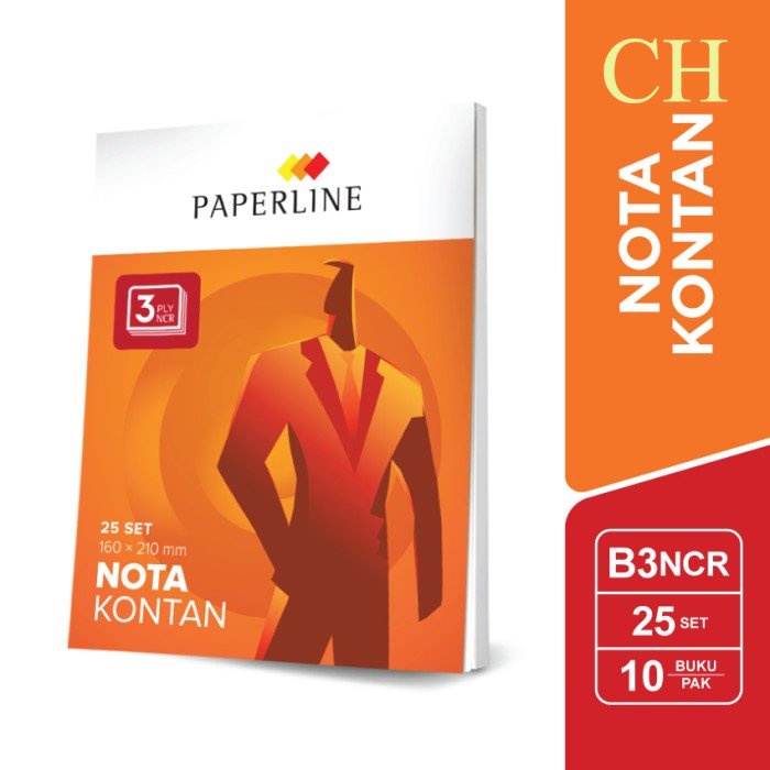 

Paperline Nota Kontan B3 NCR berkualitas