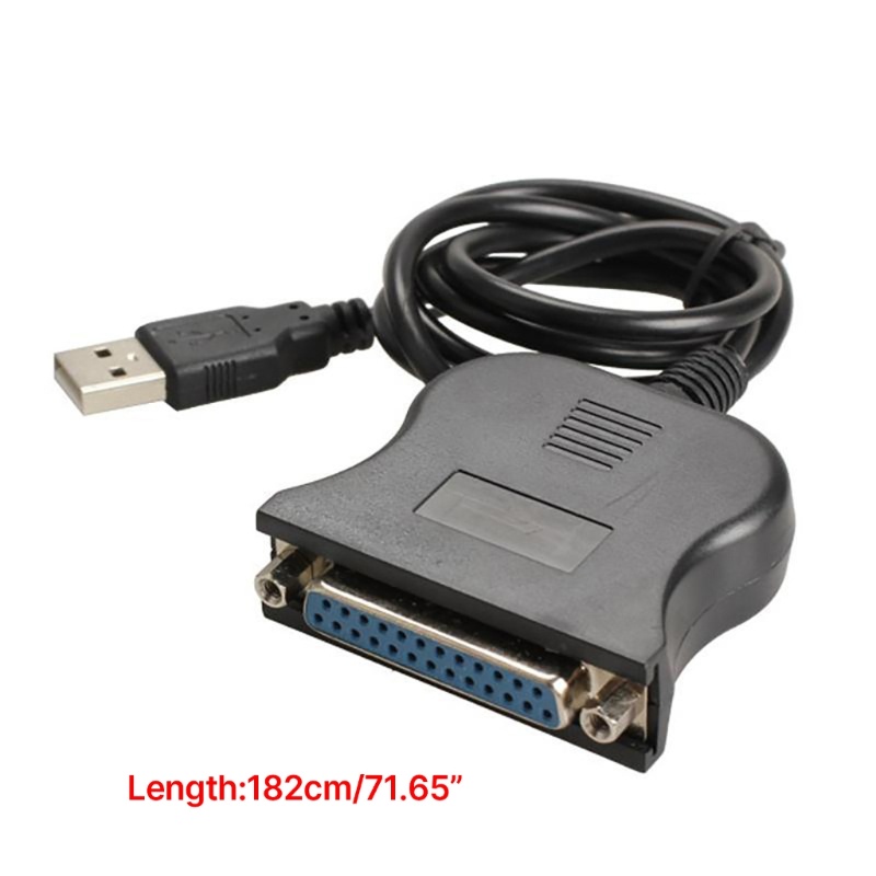 Zzz USB 2.0 Ke 25Pin DB25 Kabel Port Paralel IEEE 1284kabel Adaptor Printer Paralel USB Ke DB25 25Pin Paralel