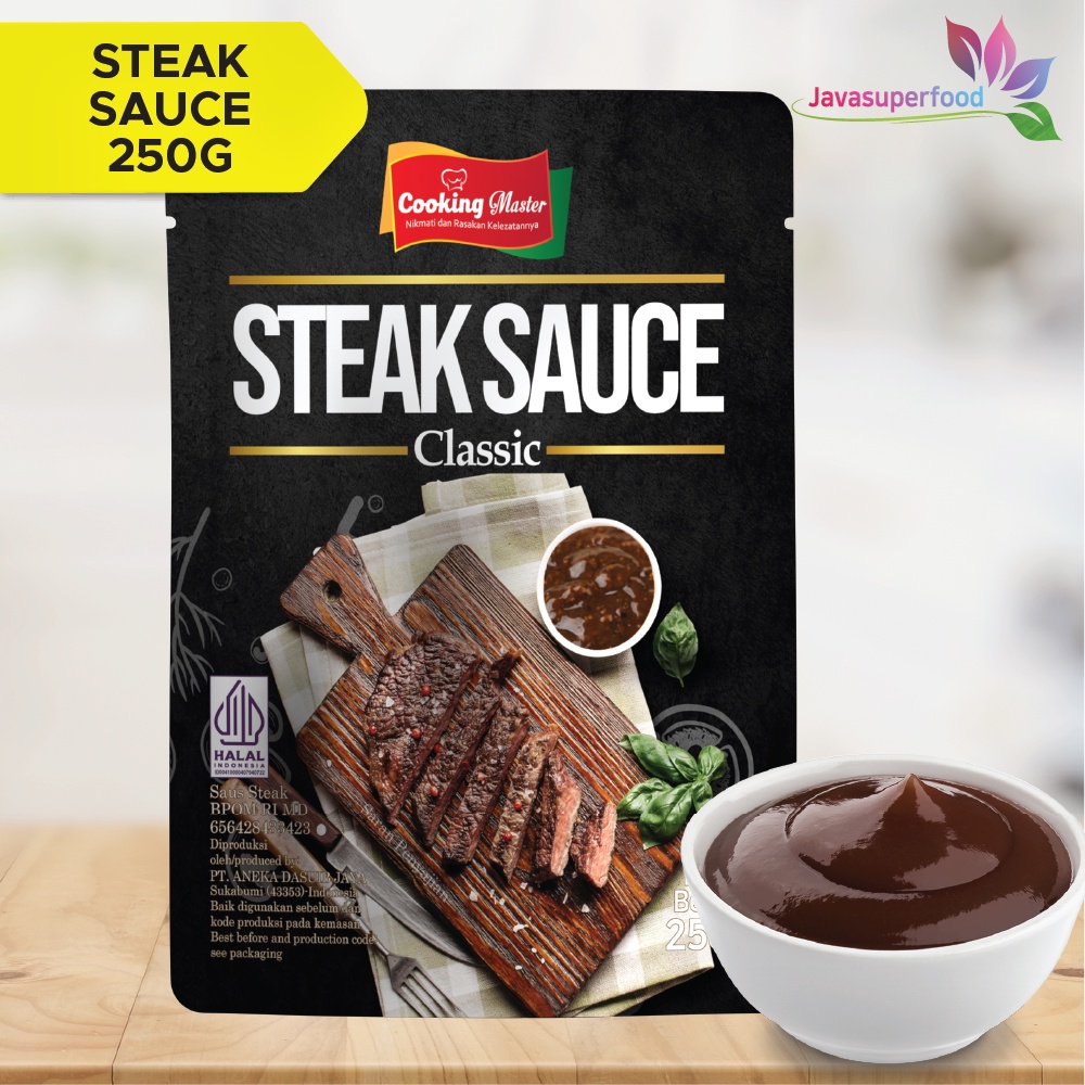 SBY. Cooking Master/ Steak Sauce/ Saus Steak/ Sauce Steak Halal 250g