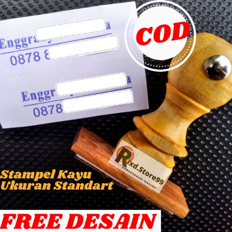 Stempel Kayu Custom | stampel telur asin| stampel usaha | stampel perusahaan | stampel dinas