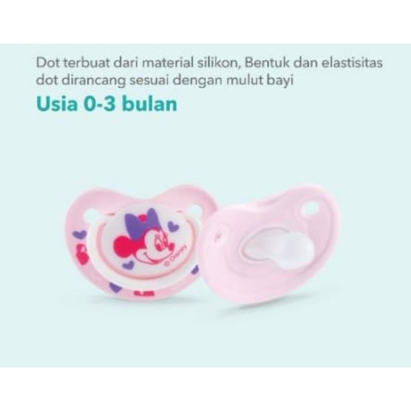 Pigeon Silicone Pacifier Funfriend Disney- Empeng Disney