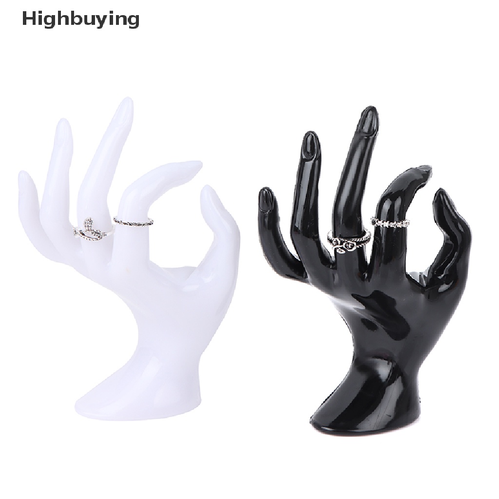 Hbid Resin Ok Gesture Finger Glove Cincin Display Perhiasan Stand Rumah Tempat Perhiasan Glory