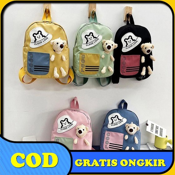 Tas Ransel Sekolah Anak Perempuan Cewek Sd Smp Kelas 1 2 3 4 5 6 Anti Air Waterproof (Kode 797) Tas 