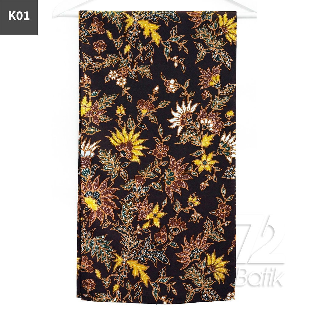 KAIN BATIK PREMIUM Bahan Katun Motif Kembang Duri Biru Tua 722768 Cap 72 Jarik Jarit Samping Kebat Panjang Batik Katun Modern Premium Bahan Seragam Batik Pernikahan Kantor Keluarga Murah Kamen Jadi Batik Bali Lembaran