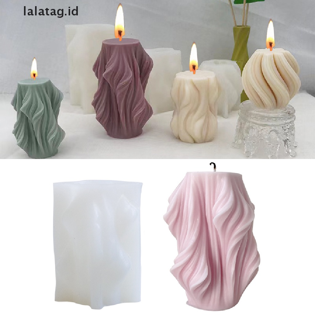 [lalatag] Cetakan Silikon Akar Pohon Gelombang Geometris Rotag Scented Bakery Mold Gift [ID]