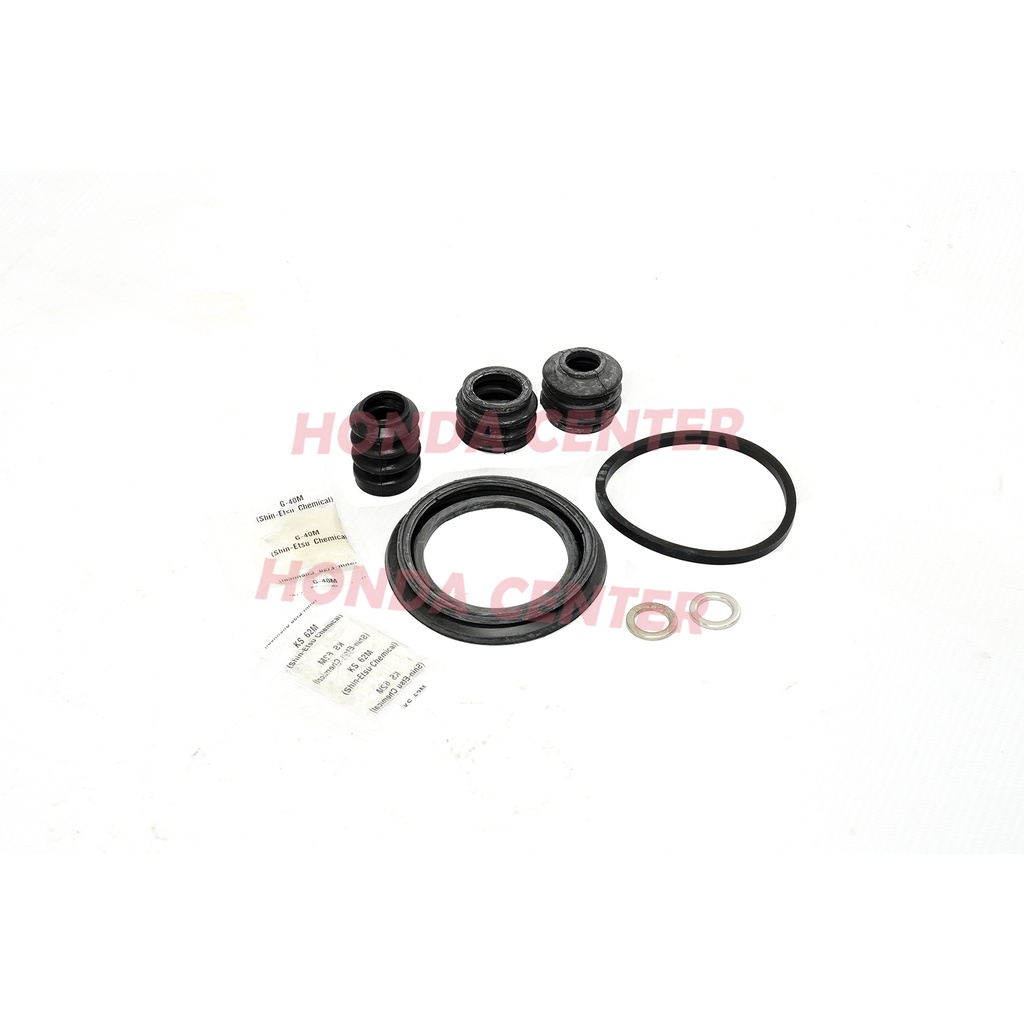 Kaliper caliper kit seal karet piston rem honda accord prestige 1986 1987 1988 1989 01463-SE0