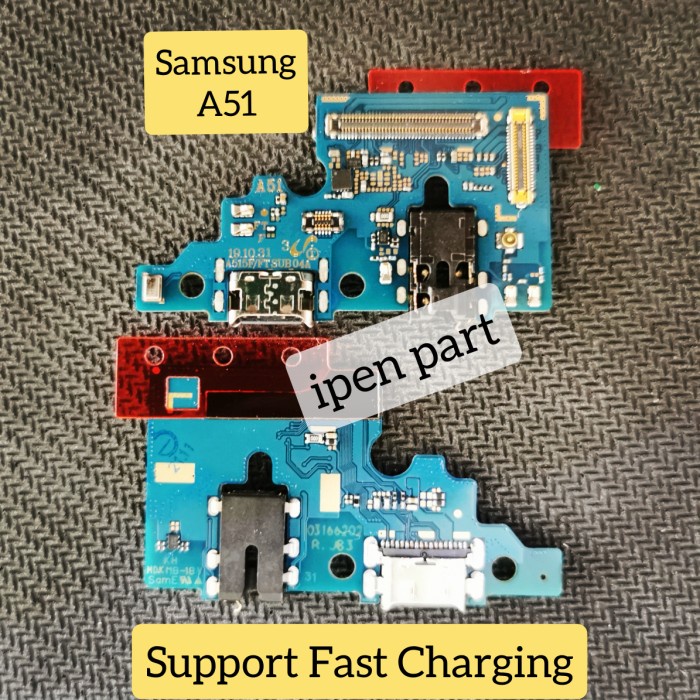 Hp Papan Cas Samsung A51 4G Fast Charging Konektor Charger Board Flexible