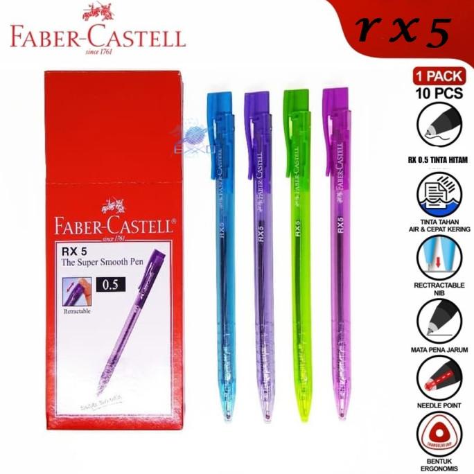 

HRG DISKON Pulpen Faber Castell RX5 1BOX 10pcs