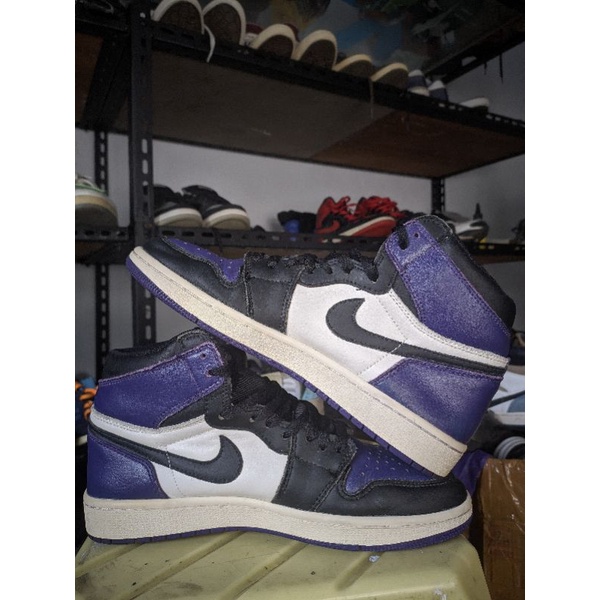 Sepatu Nike AJ1 Purple Sz 42 AJ low 41