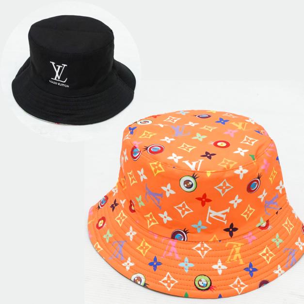 Topi Bucket Hat LV Monogram Import Mirror / Bucket Hat Bolak Balik