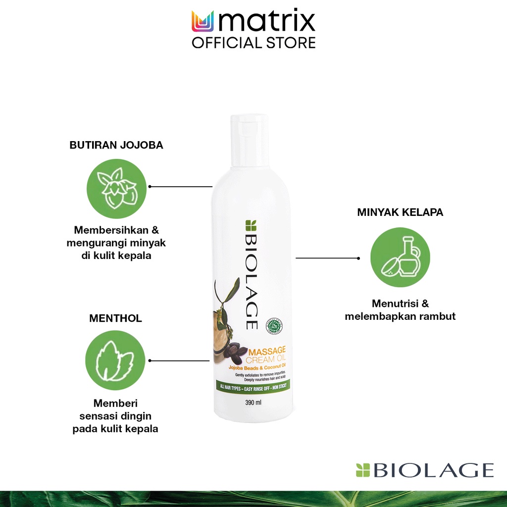 MATRIX BIOLAGE MASSAGE CREAM OIL 390 ml